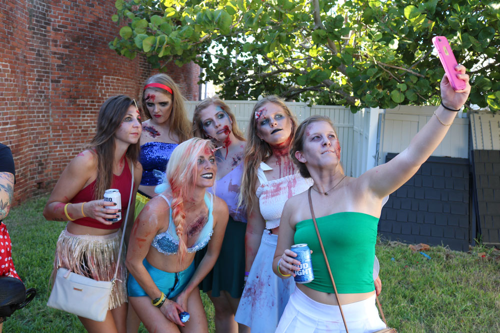 Zombie Bike Ride 2018 photo - Duval Street, Key West